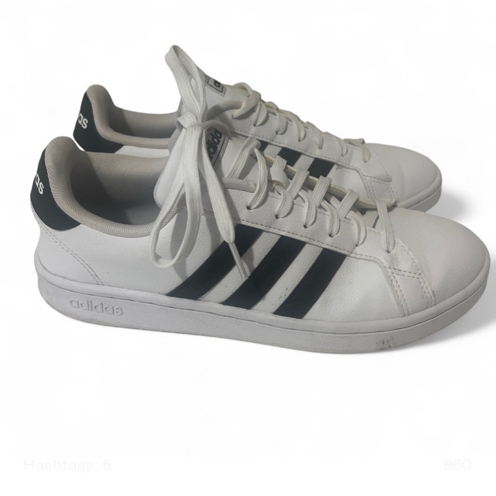 Adidas White and Black Sneakers